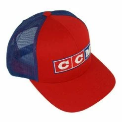 Cheapest ⭐ Hats & Caps CCM Two-Tone Meshback Traucker Snapback Hat ⌛