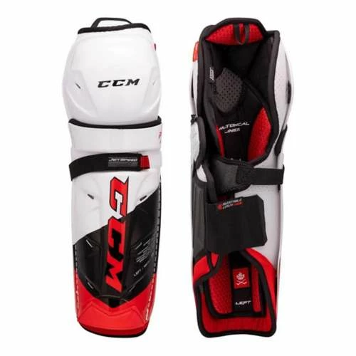 Discount 🤩 Senior CCM Jetspeed FT4 Pro Hockey Shin Guards 🎁 3 Discount 🤩 Senior CCM Jetspeed FT4 Pro Hockey Shin Guards 🎁
