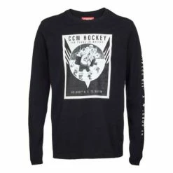 Brand new 👍 Shirts Men's CCM Nostalgia Poster Long Sleeve 👕 Shirt 🌟