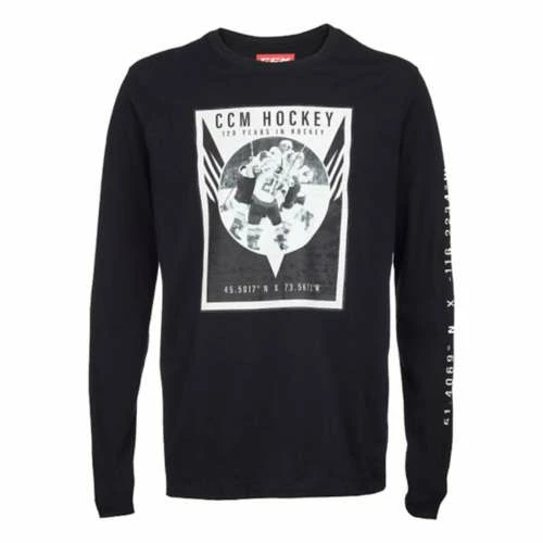 Brand new 👍 Shirts Men's CCM Nostalgia Poster Long Sleeve 👕 Shirt 🌟 3 Brand new 👍 Shirts Men's CCM Nostalgia Poster Long Sleeve 👕 Shirt 🌟